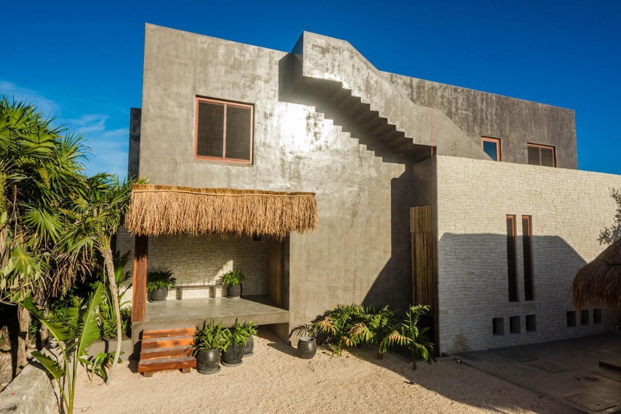 Beachfront Villa In Tankah Bay Тулум Екстериор снимка